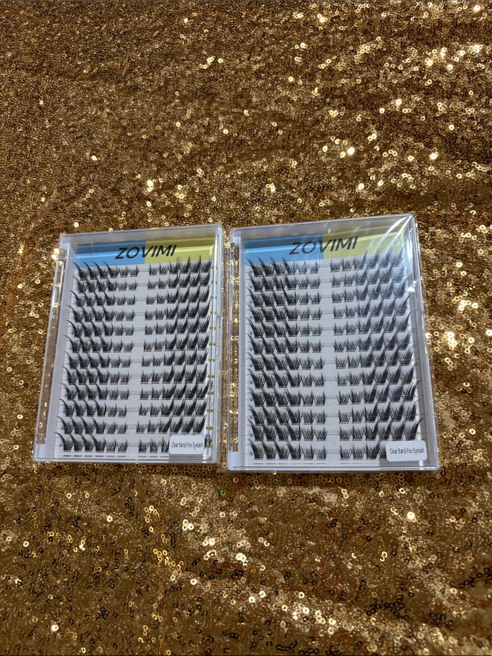 Black Individual False Eyelash Clusters - Natural Volume